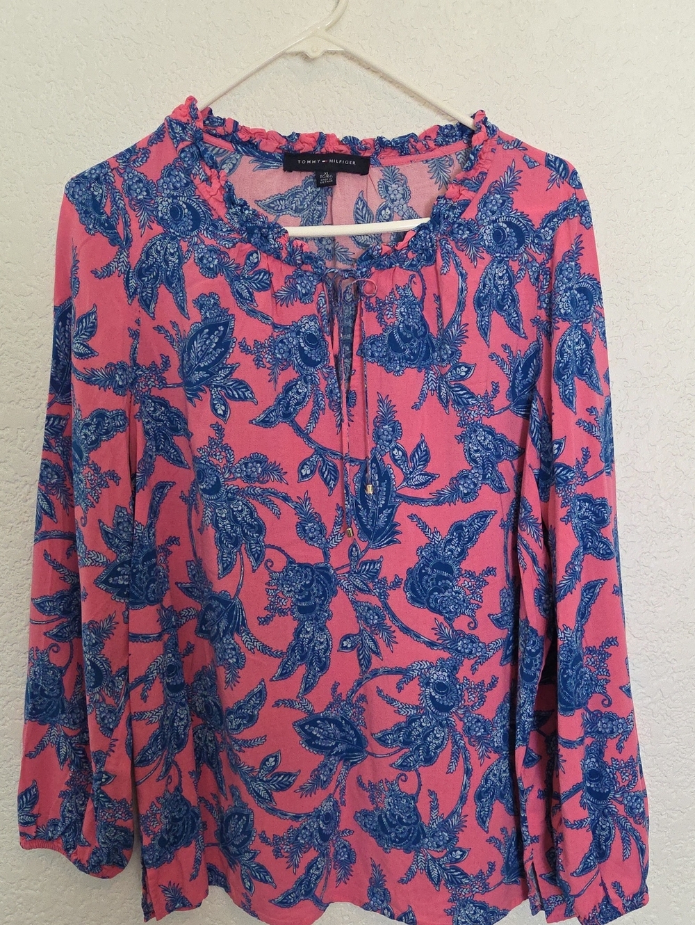 Tommy Hilfiger Boho Style Blouse, XL